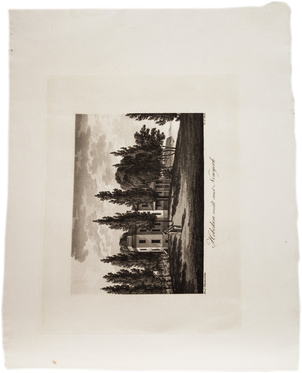 Hoboken frente a Nueva York, de un Atlas de los Estados Unidos, 1824 de Axel Leonhard Klinckowström