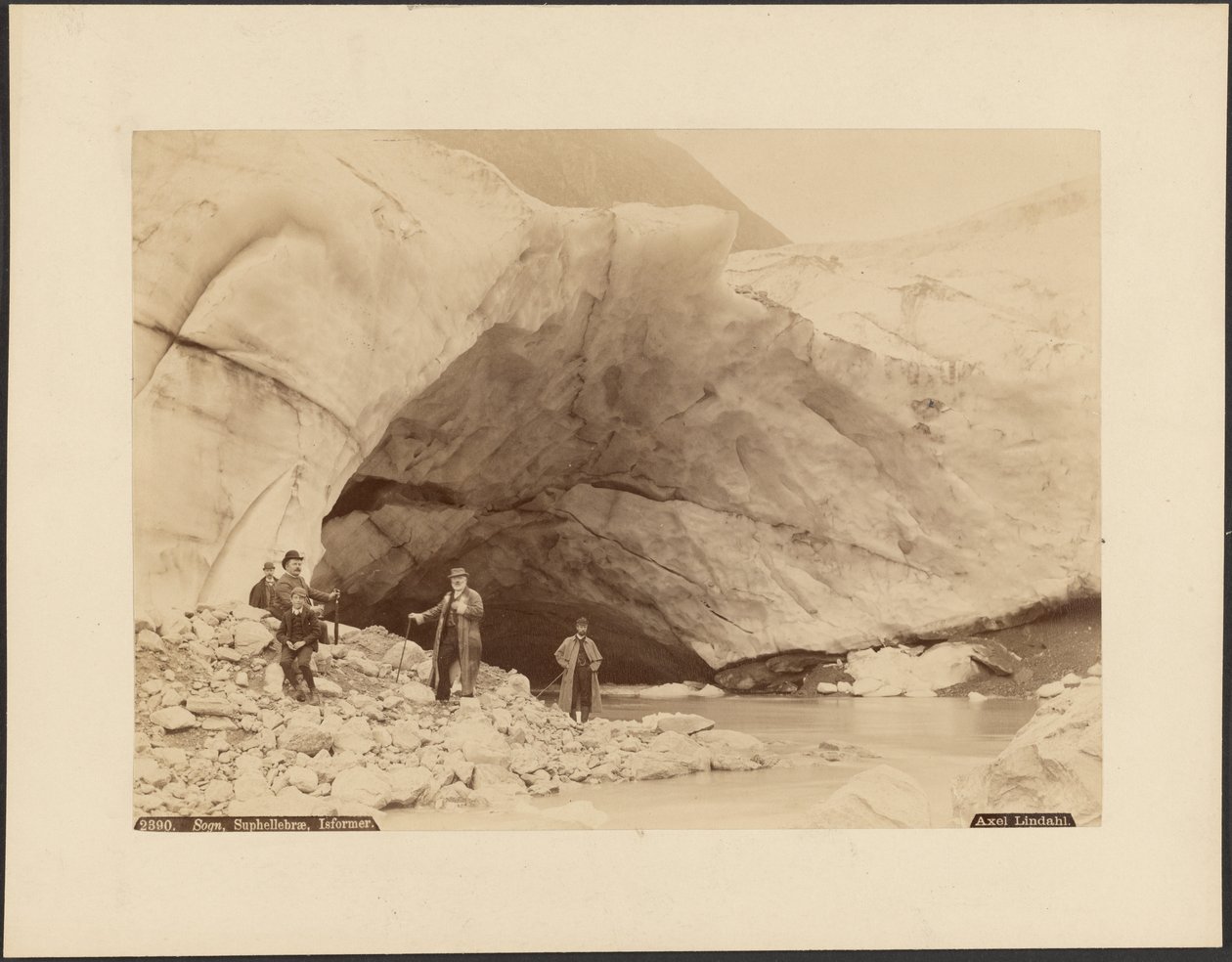 Parish, Suphellebræ, Formas de hielo. de Axel Lindahl
