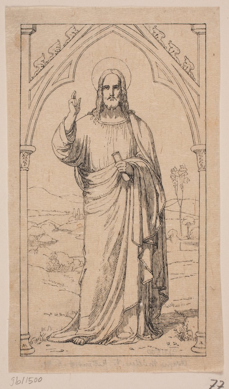 Cristo bendiciendo de Axel Theodor Kittendorff