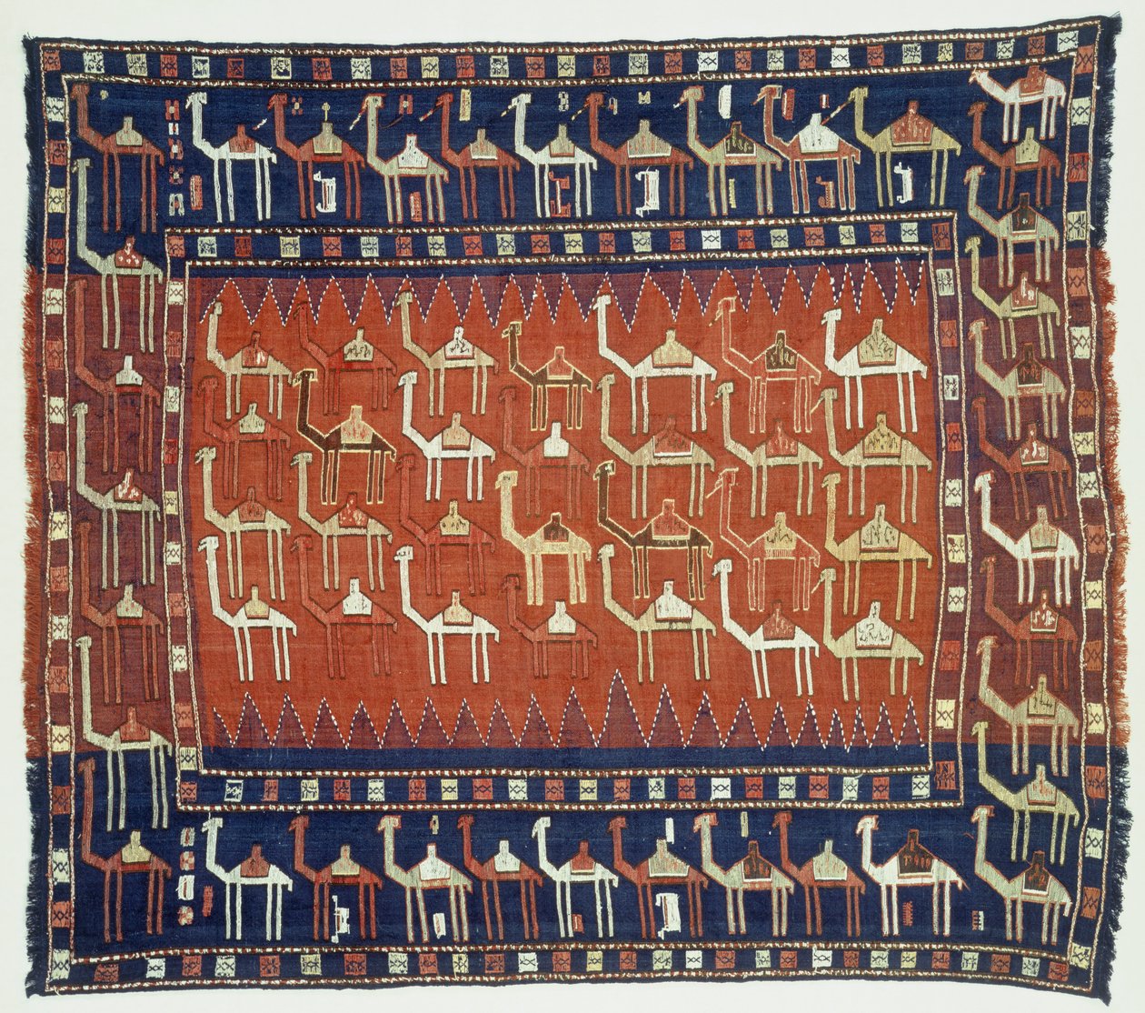 Alfombra Kilim Shadda de Azerbaijani School