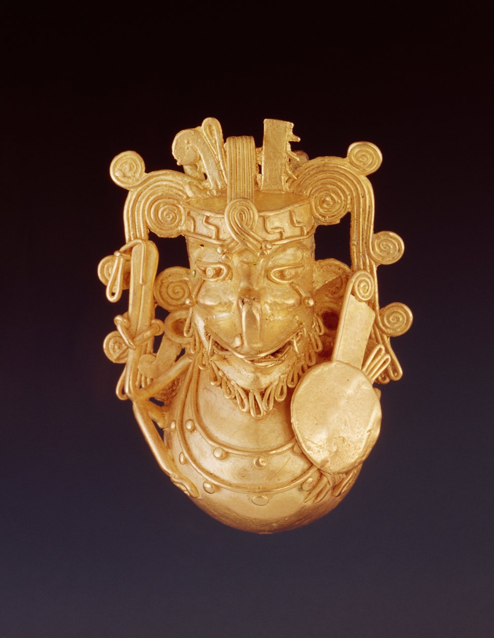 Dios Pájaro Azteca (oro) de Aztec