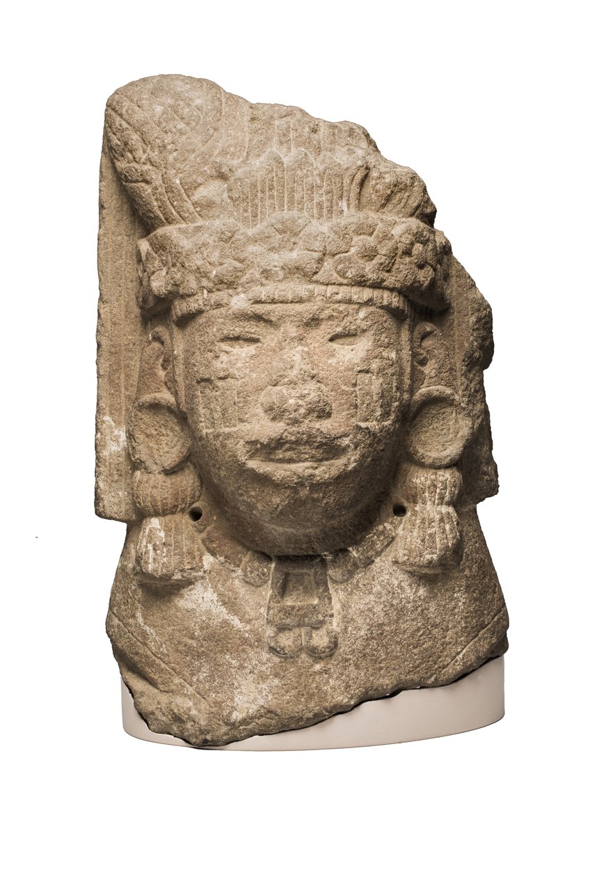 Cabeza de Xilonen, la Diosa del Maíz Joven, Tenochtitlan, México, 1450/1500 de Aztec