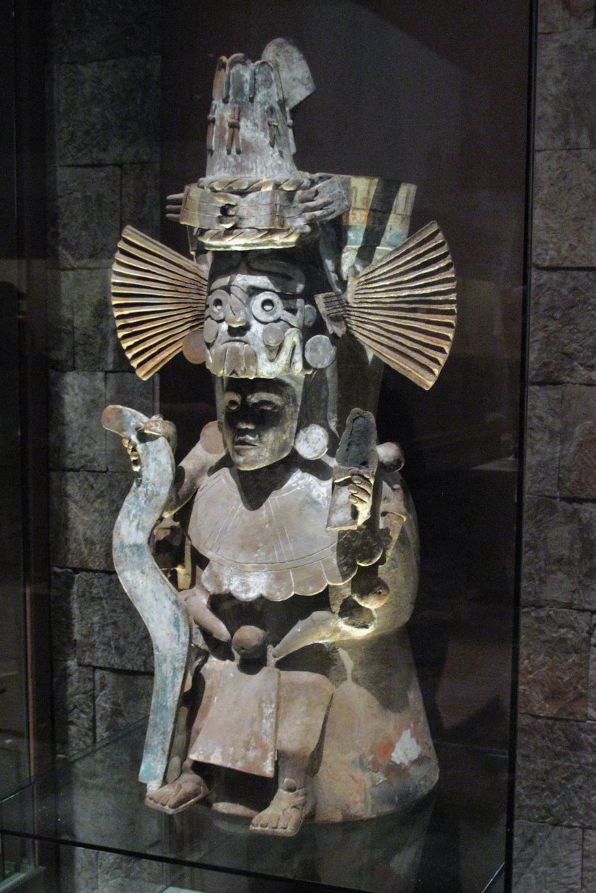 Incensario en forma del dios Tláloc, Tláhuac, período Posclásico Tardío, c.1500 de Aztec