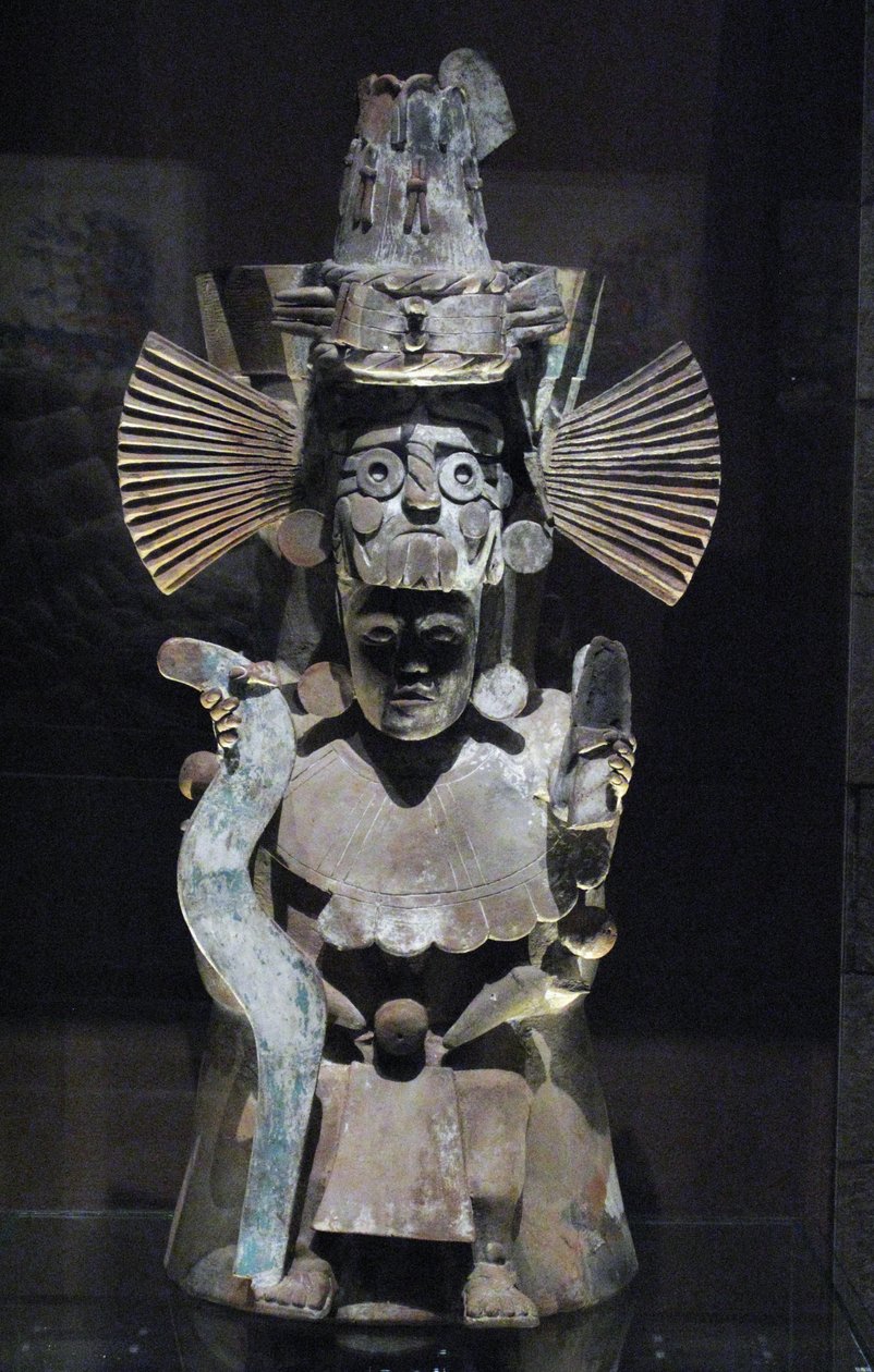 Incensario en forma del dios Tlaloc, Tláhuac, periodo Posclásico Tardío, c.1500 de Aztec