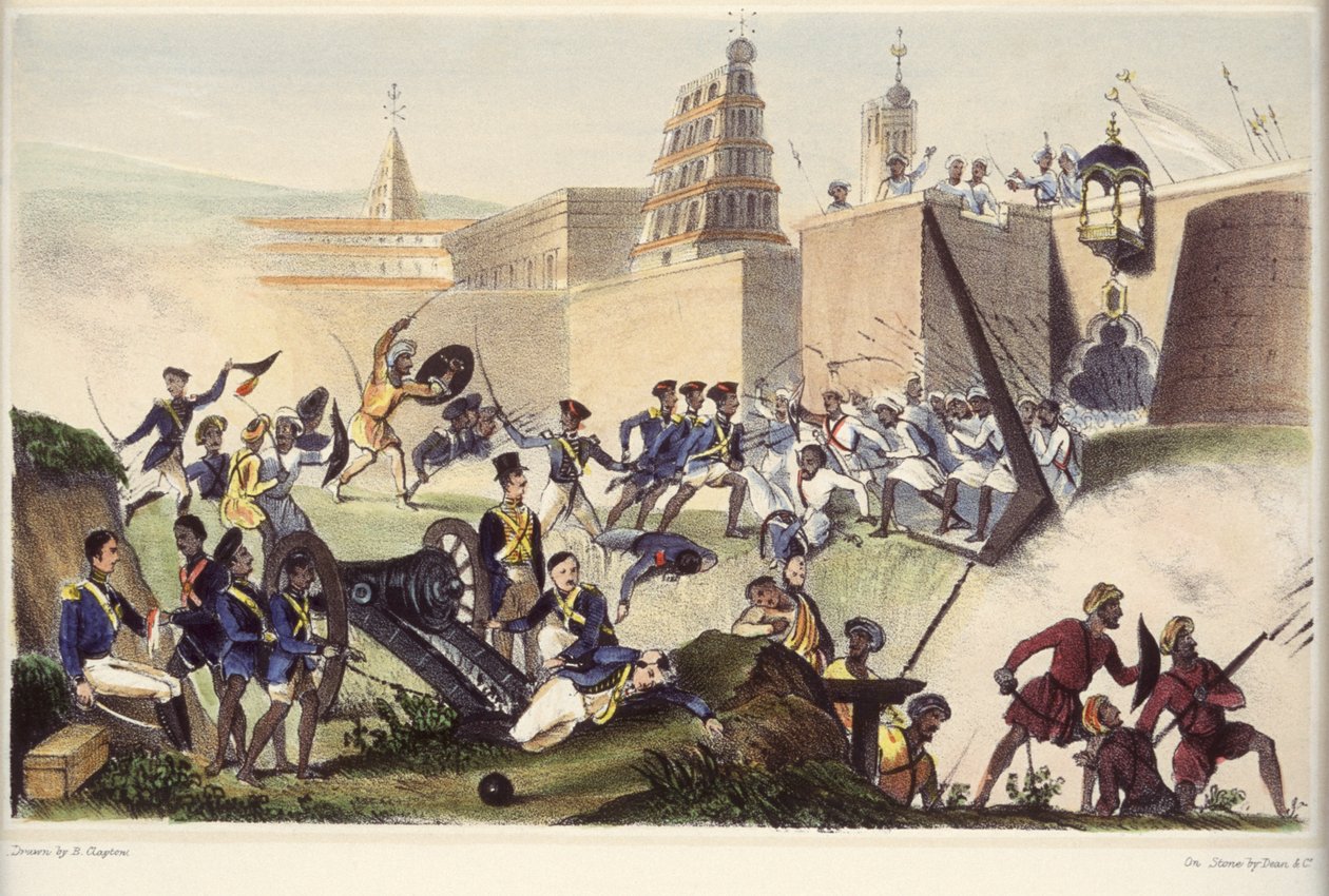El asedio de Seringapatam de B. Clayton