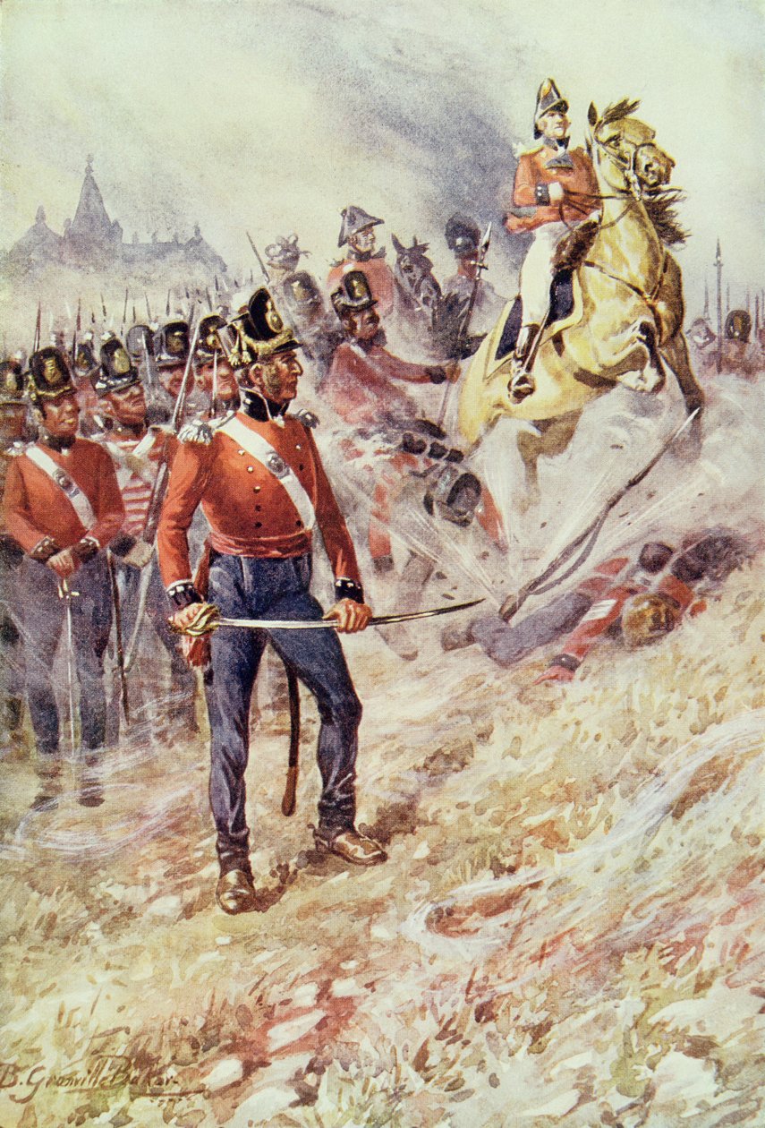 Sir John Moore (1761-1809) en Corunna, 16 de enero de 1809, de 