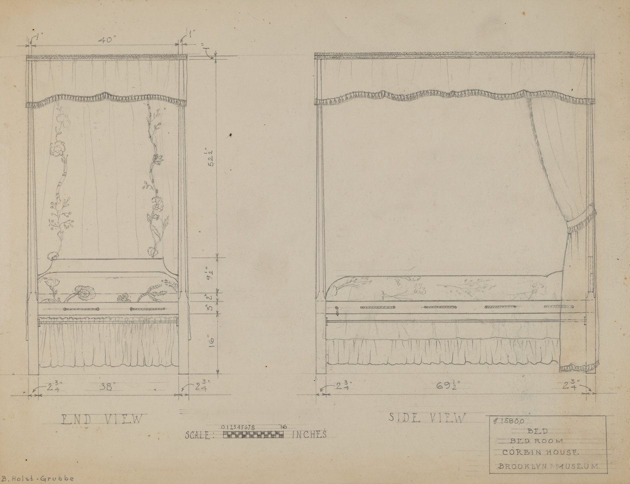Cama de B. Holst Grubbe