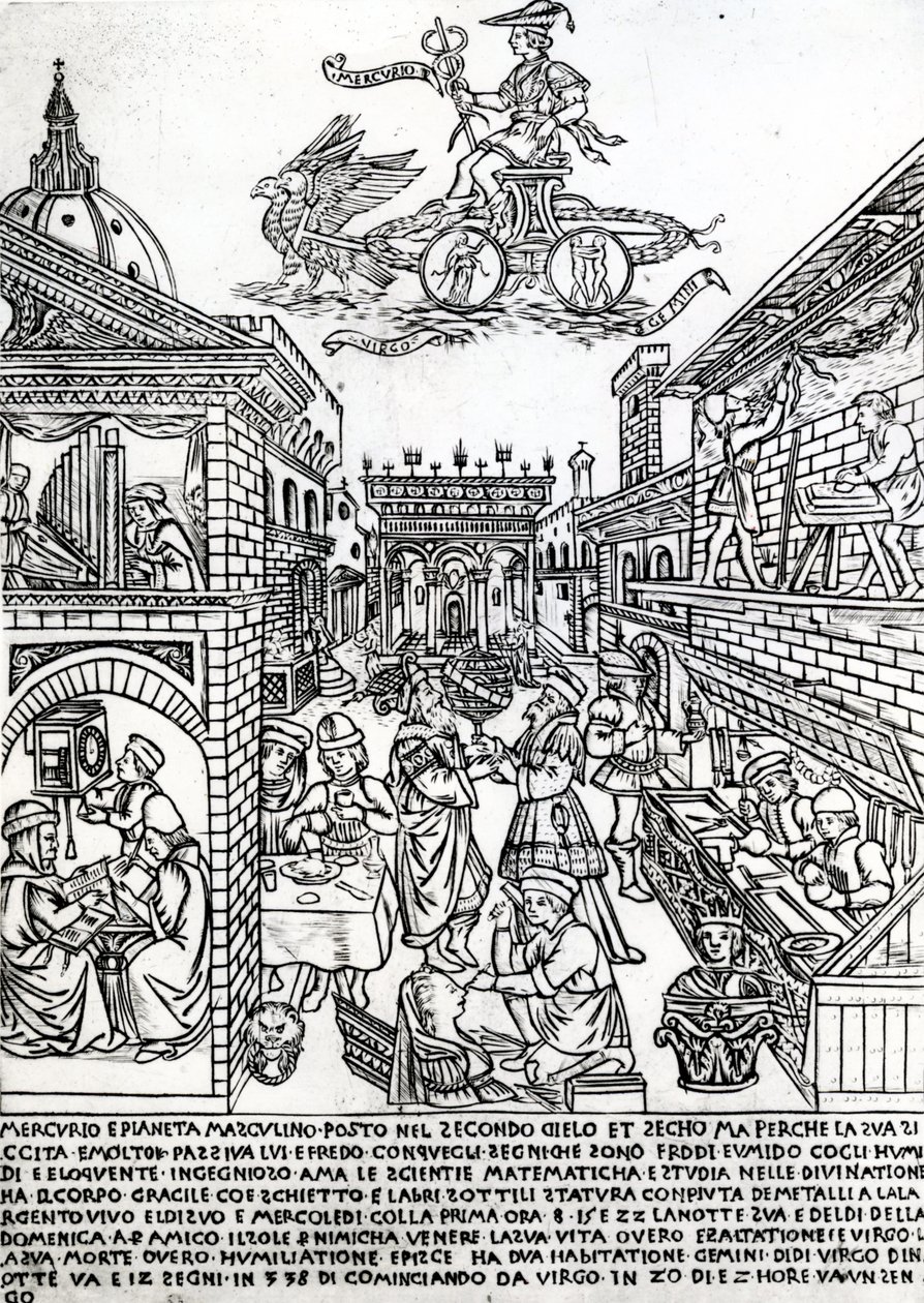 Mercurio, c.1464 de Baccio Baldini