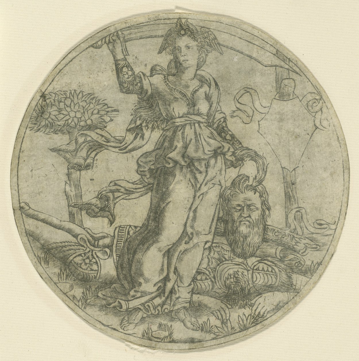 Judith con la cabeza de Holofernes de Baccio Baldini