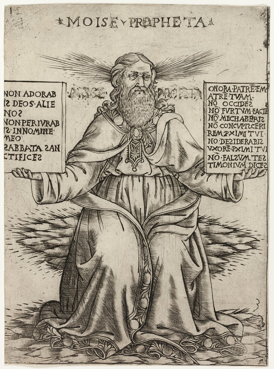 El profeta Moisés de Baccio Baldini