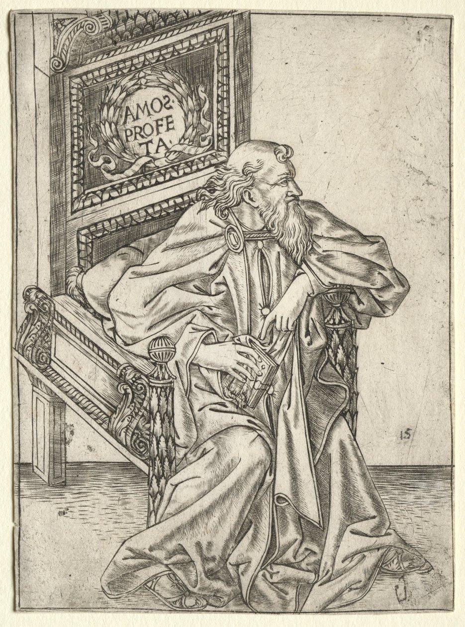Los profetas: Amós, c. 1470-1475 de Baccio Baldini