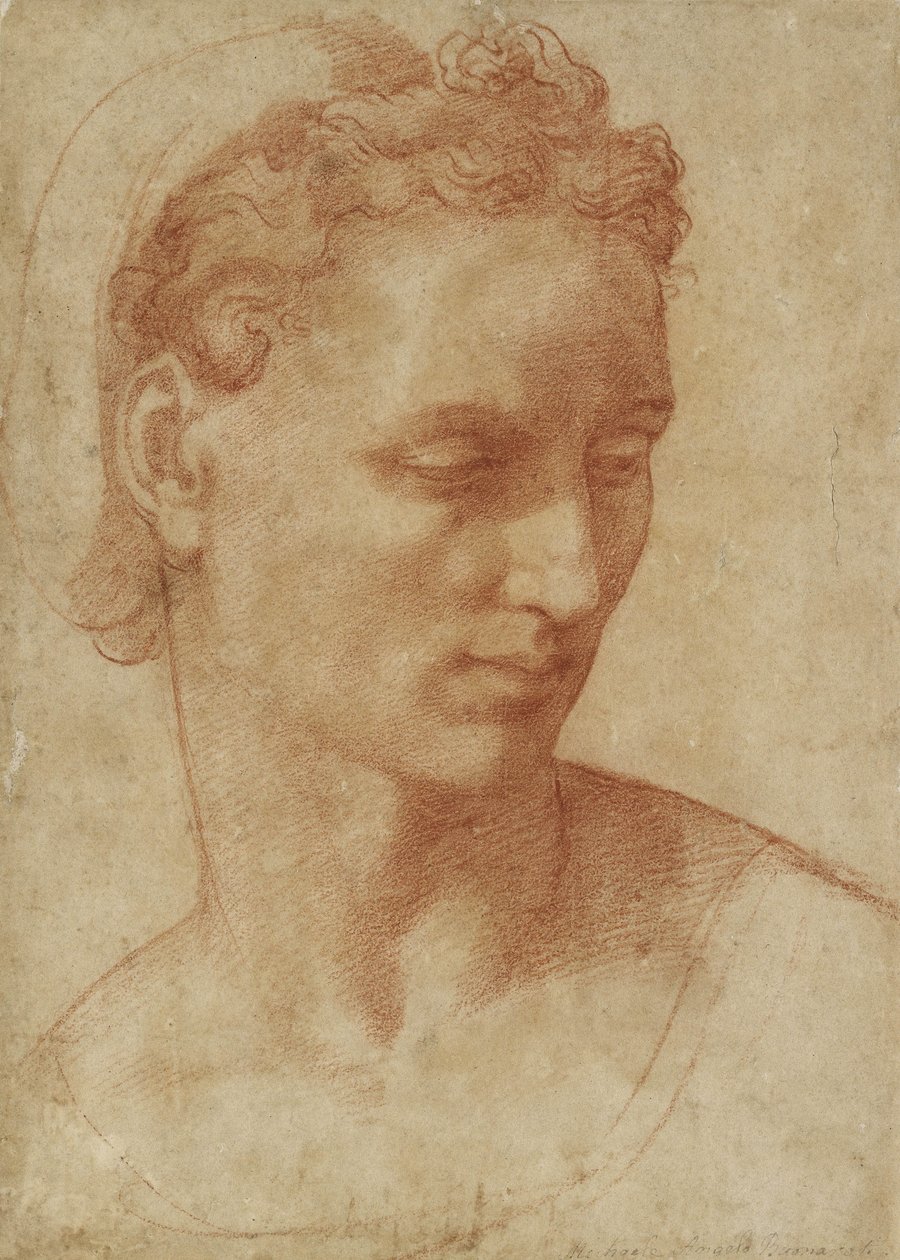 Cabeza de una mujer de Baccio Bandinelli