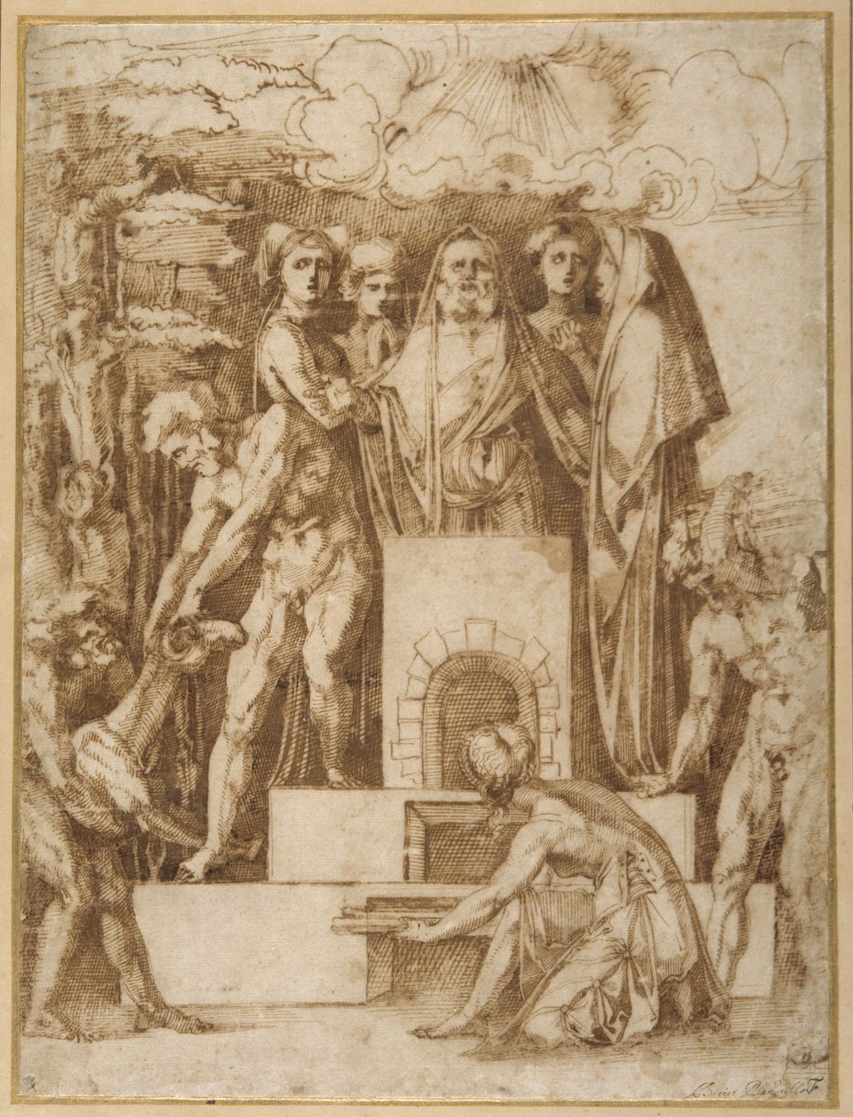 El Sacrificio de Noé de Baccio Bandinelli