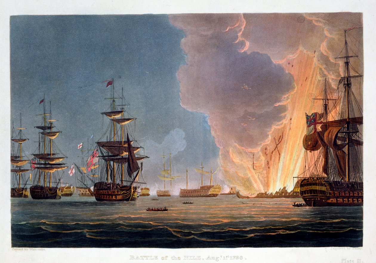 La batalla del Nilo, 1 de agosto de 1798 de Bailey