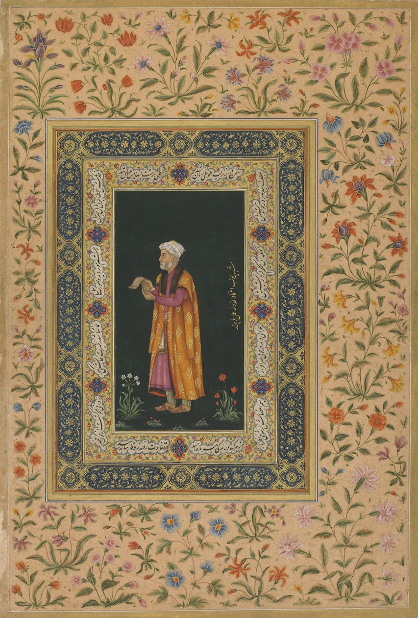 Retrato de Itimad Al-dawla, dinastía Mughal de Balchand (attr. to)