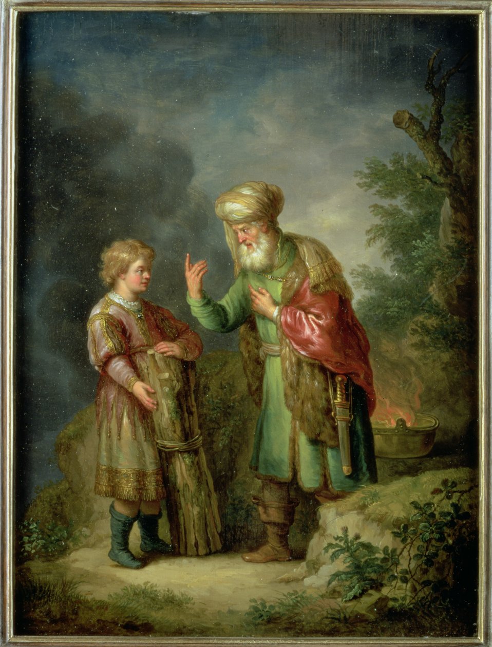 Abraham e Isaac de Balthasar Beschey