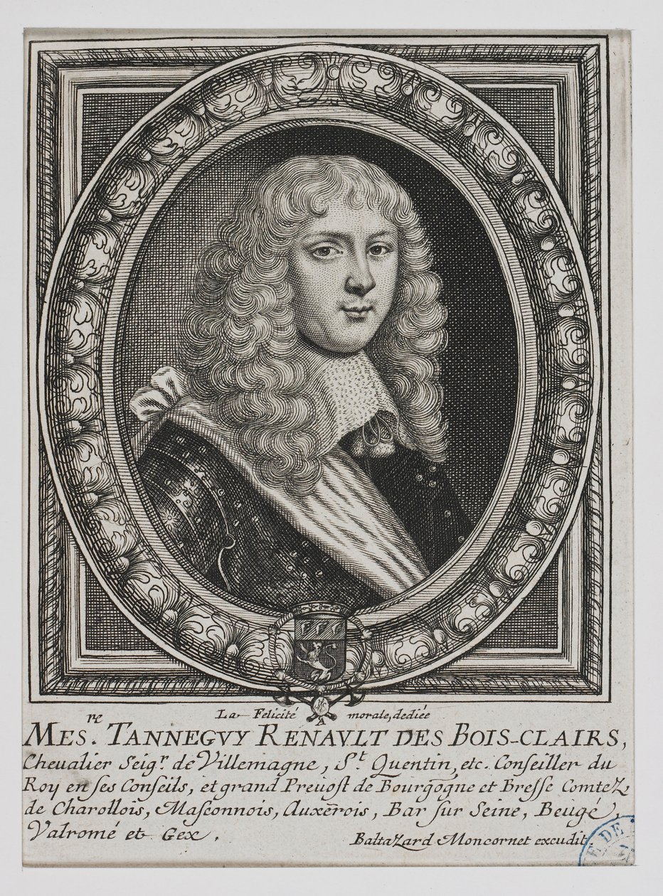 Copia del Retrato de Tenneguy Renault des Bois-Clairs por Moncornet de Balthazar Moncornet