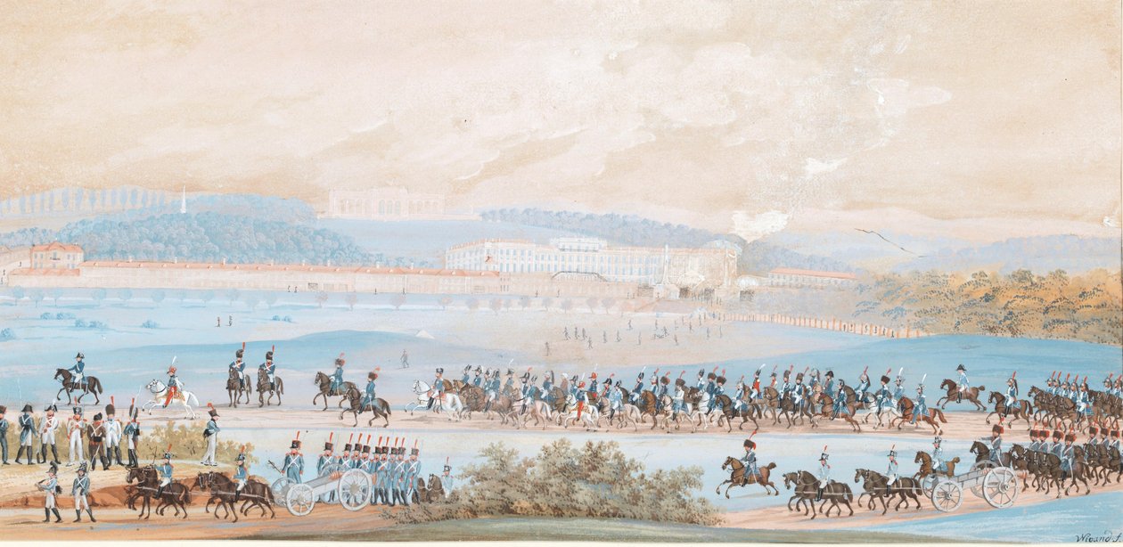 La entrada de Napoleón en Schönbrunn de Balthasar Wigand