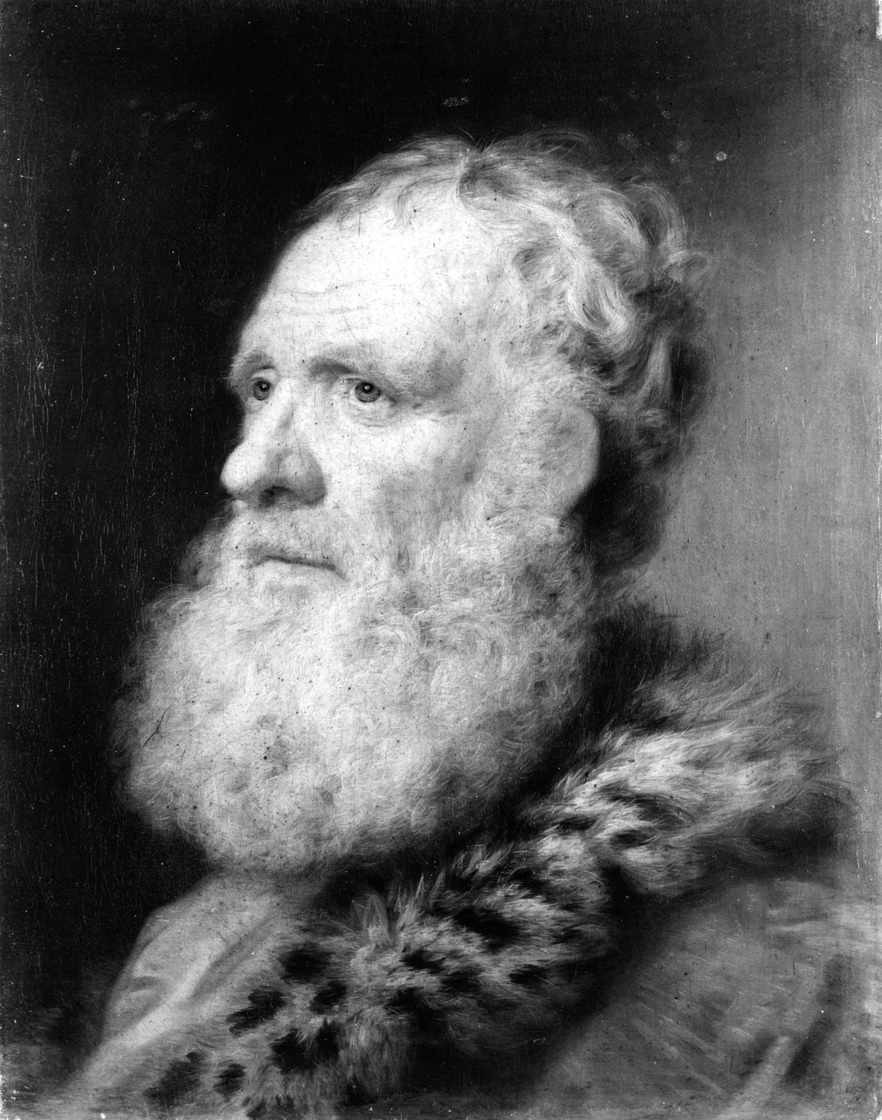 Cabeza de un anciano de Balthasar Denner