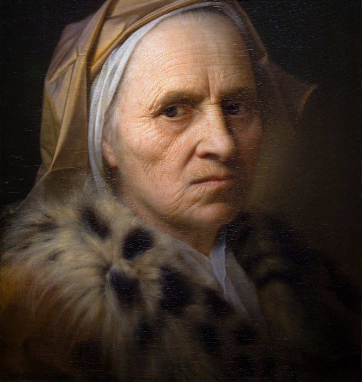 Anciana (detalle) de Balthasar Denner