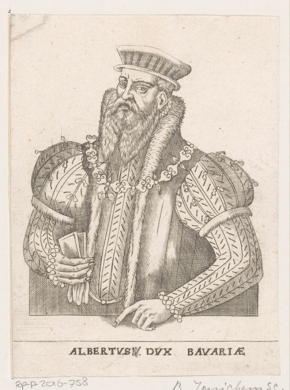 Retrato de Albrecht V, duque de Baviera de Balthasar Jenichen