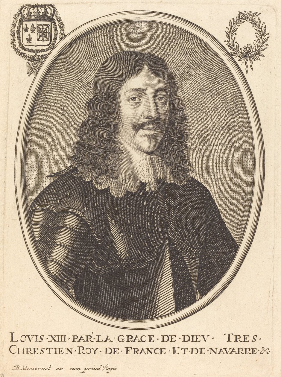 Luis XIII, Rey de Francia de Balthasar Moncornet