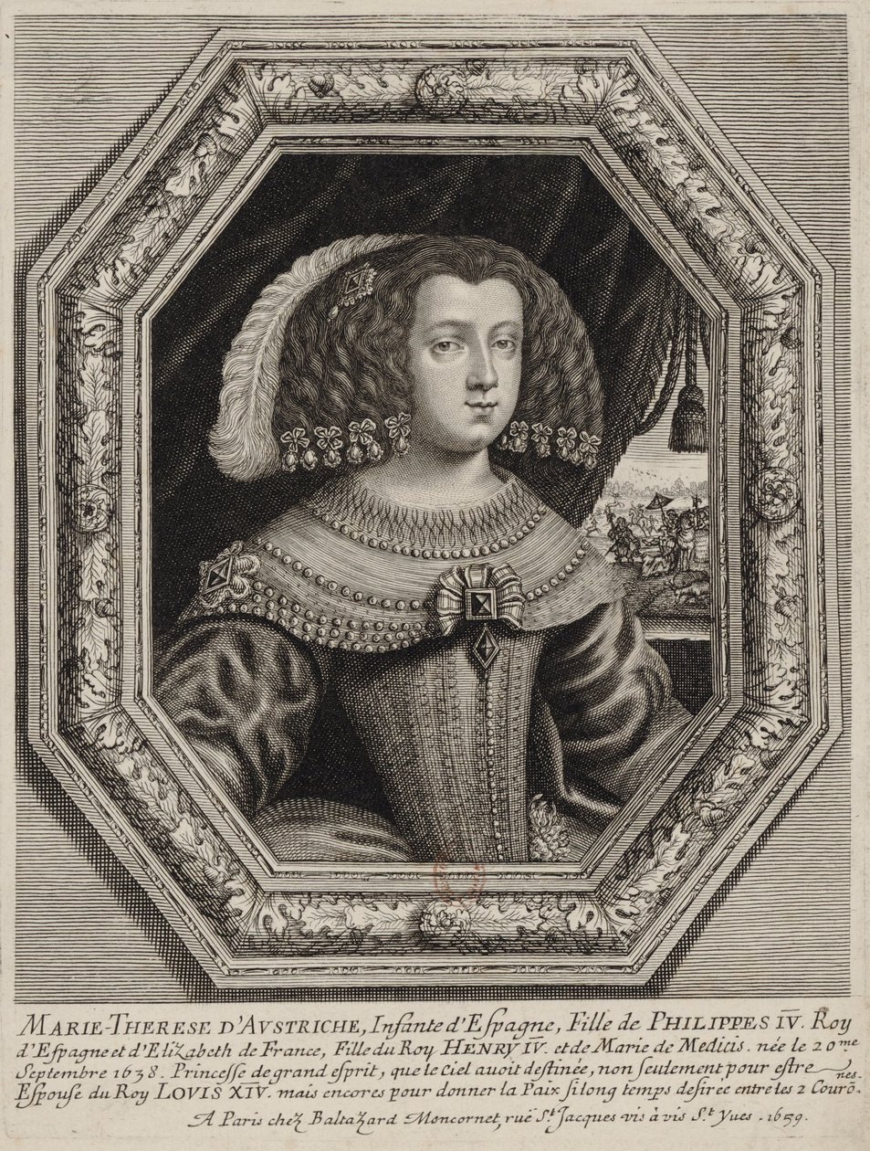 Moncornet, ed - María Teresa de Austria de Balthasar Moncornet