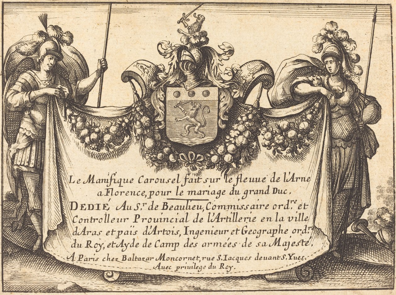 Página de Título de Balthasar Moncornet after Remigio Cantagallina