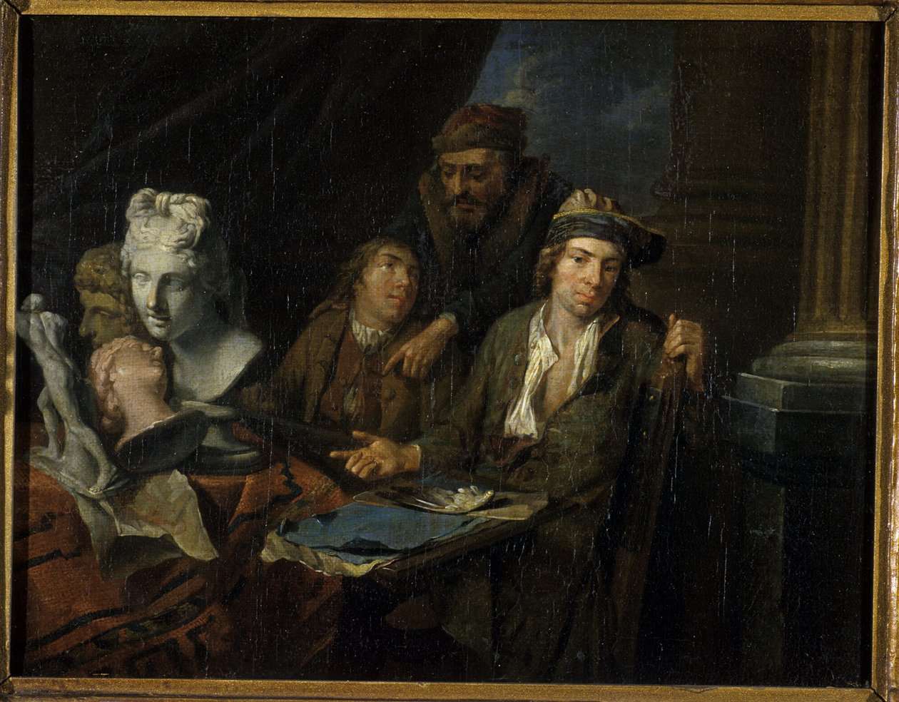 Estudio del artista de Balthasar van den Bossche