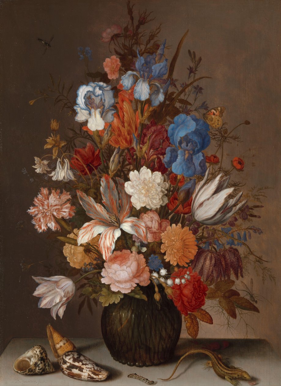 Naturaleza muerta con flores de Balthasar van der Ast