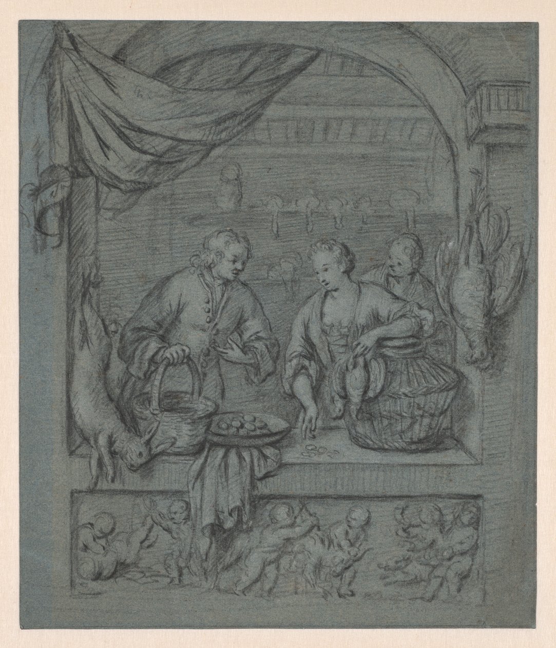 La vendedora de aves de Balthasar van der Ast