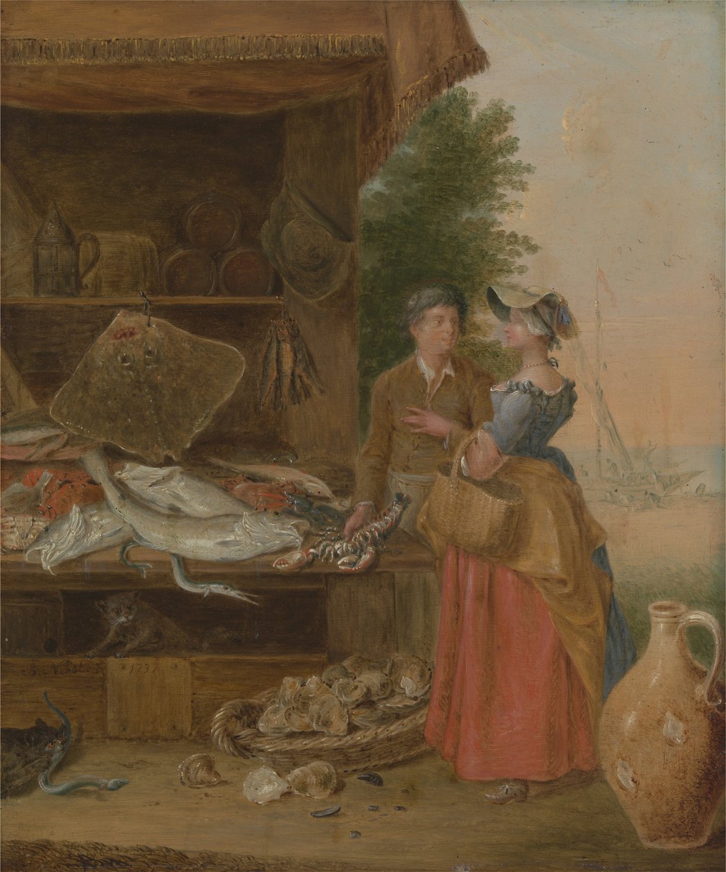 Puesto de pescadero de Balthasar Nebot