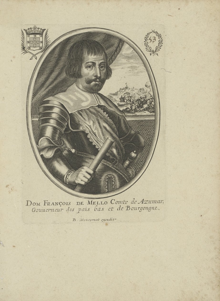 Francisco Manuel de Mello 1608-1666, ca 1640-1650 de Balthazar Moncornet