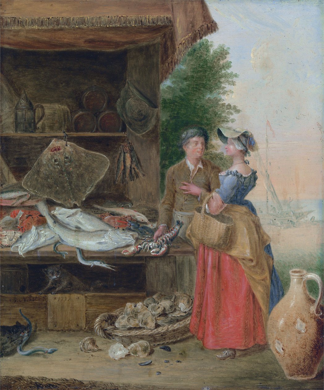 Puesto de pescadería de Balthazar Nebot