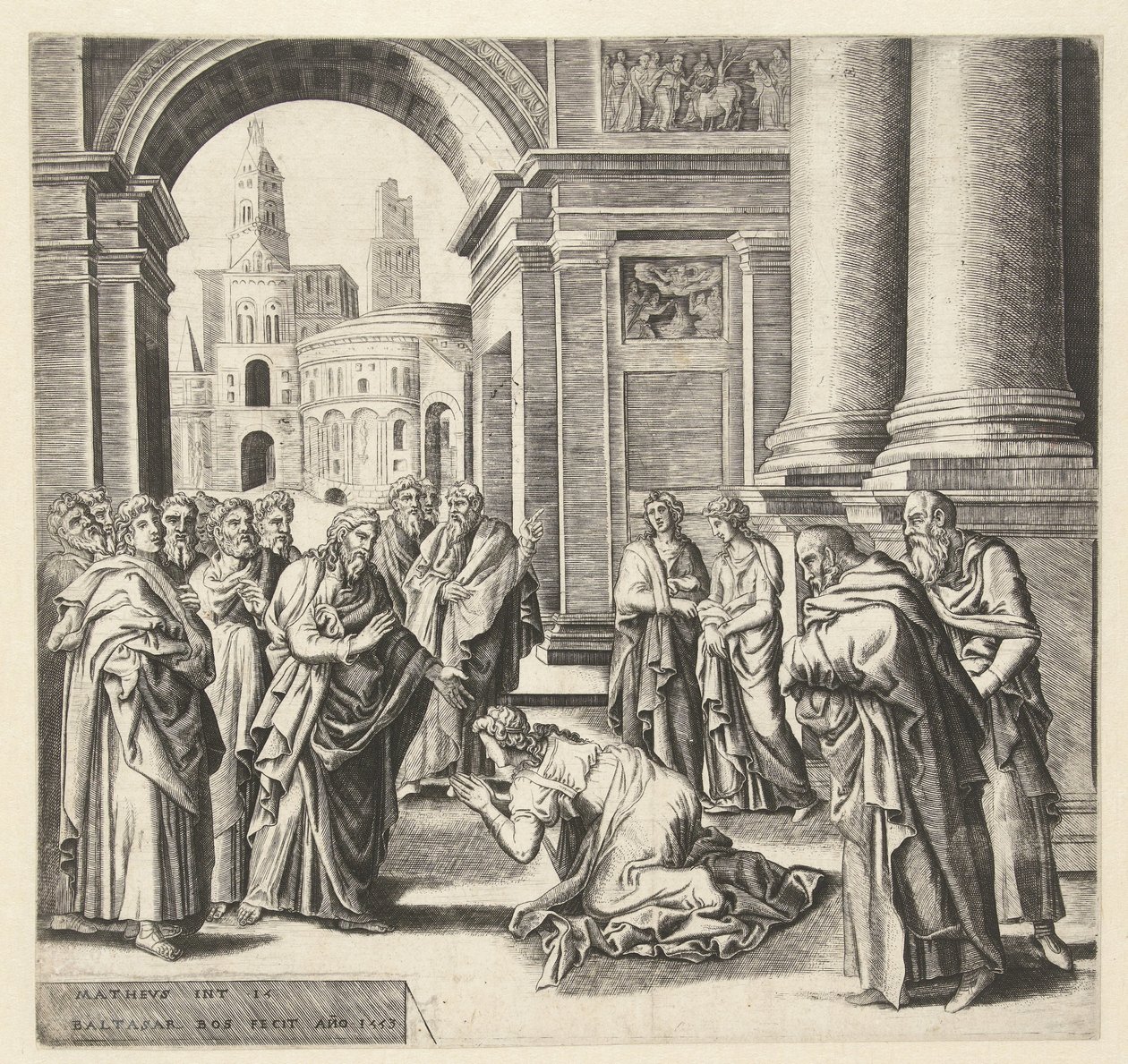Cristo y esposa de Canaán de Balthazar van den Bos