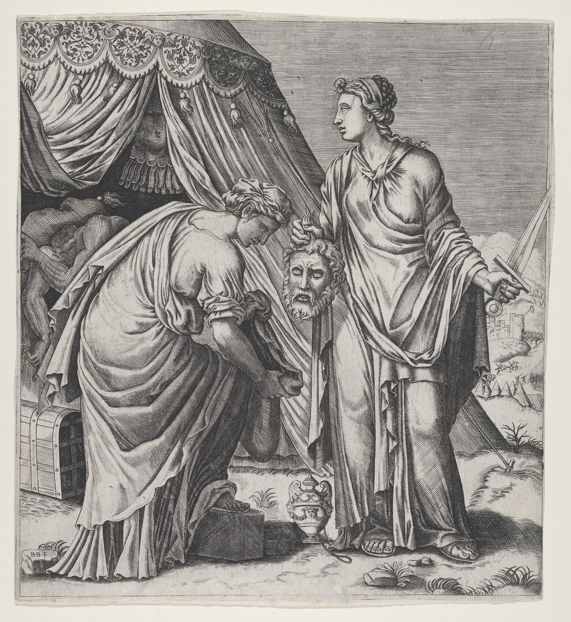 Judith con la cabeza de Holofernes de Balthazar van den Bos
