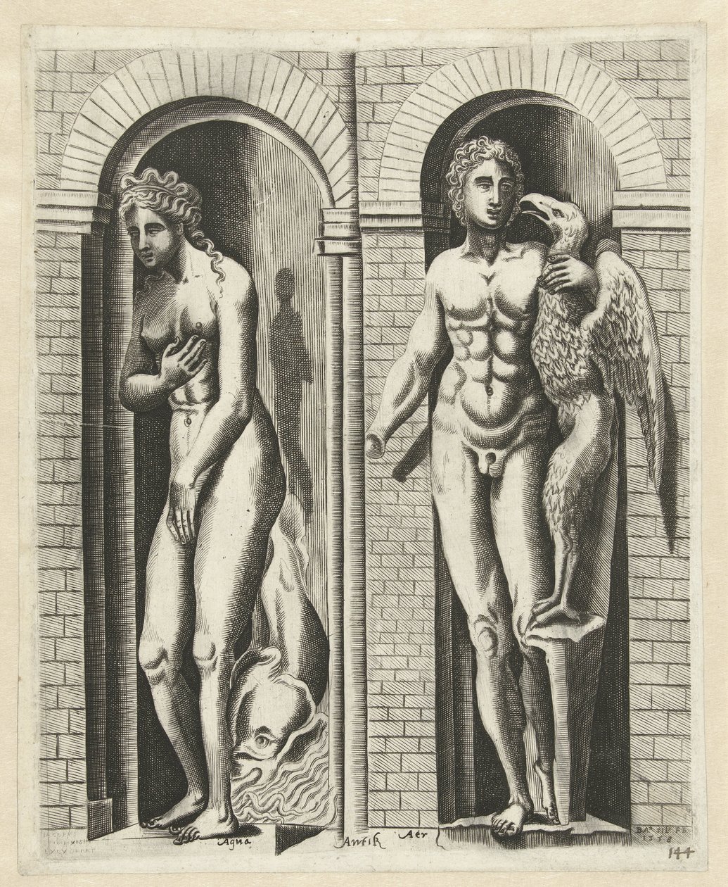 agua y aire de Balthazar van den Bos