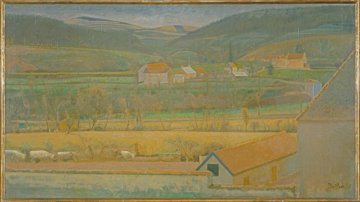 El valle del Yonne de Balthus Klossowski de Rola