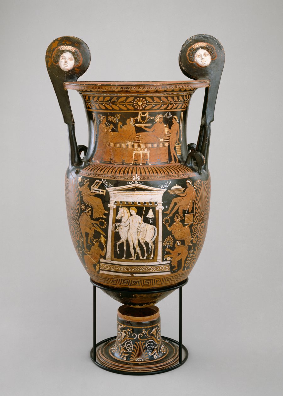 Crátera de volutas, Apulia, 320-310 a.C. de Baltimore Painter