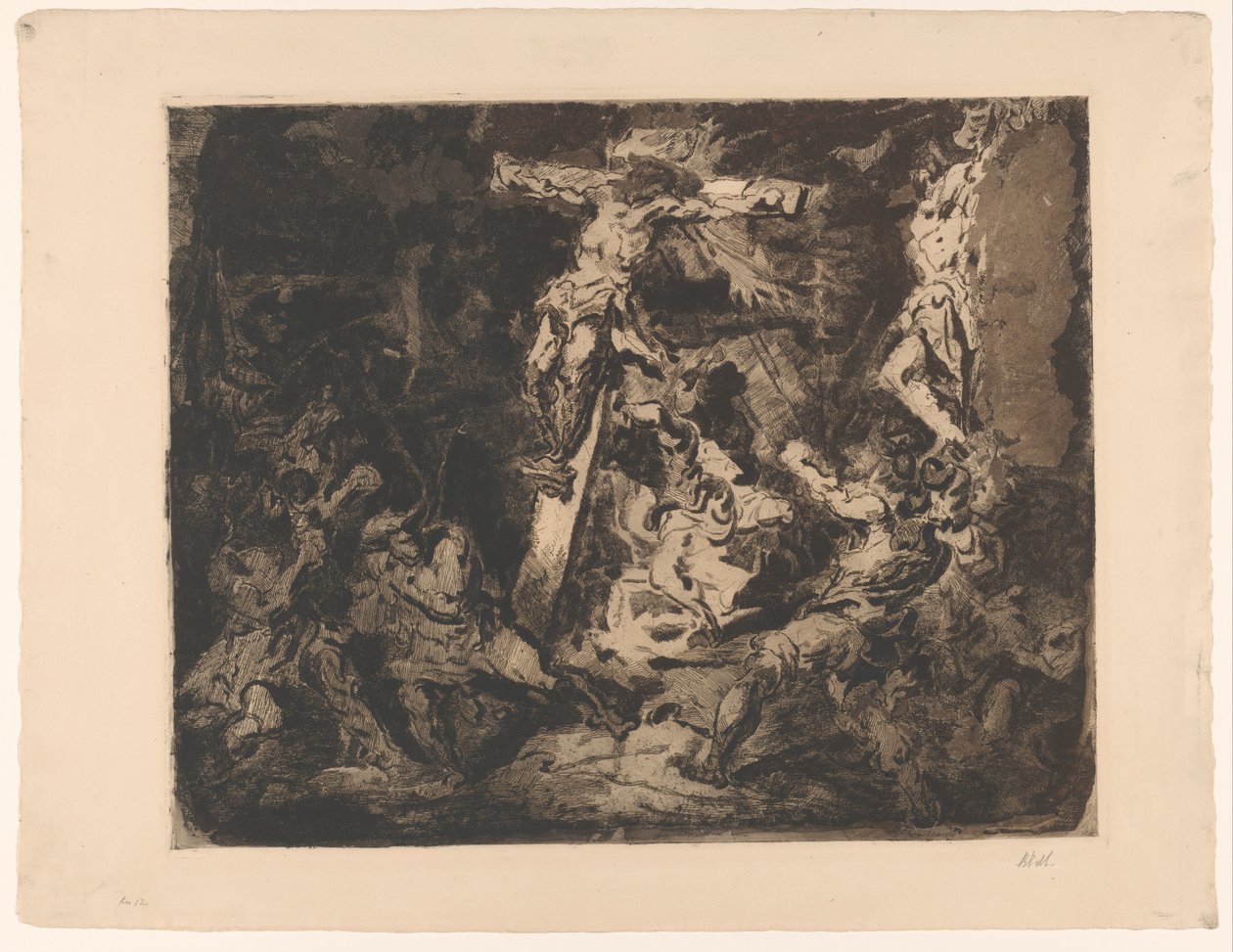 Cristo en la cruz de Barbara Elisabeth van Houten (signed by artist)