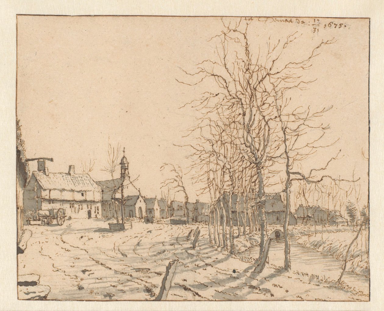 Vista de Gemert, Brabante Septentrional de Barend Klotz (attributed to)