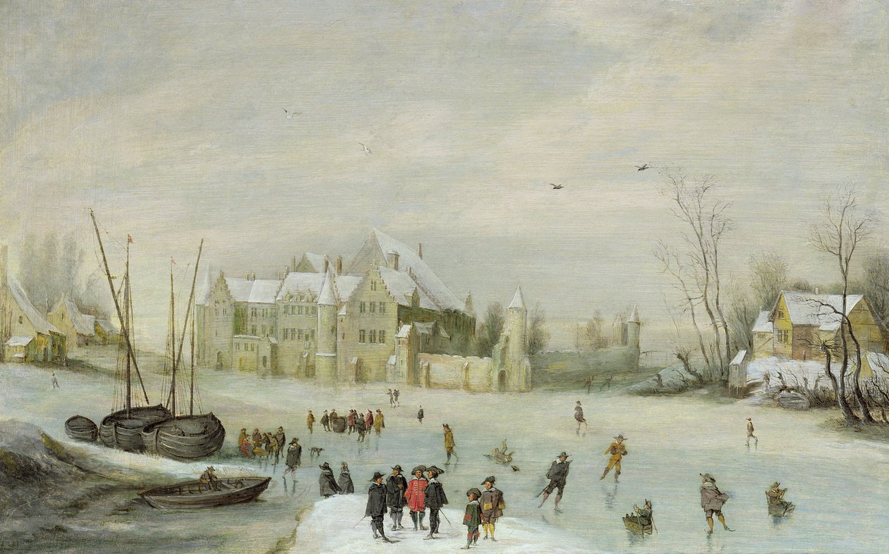 Paisaje de invierno de Barent Avercamp