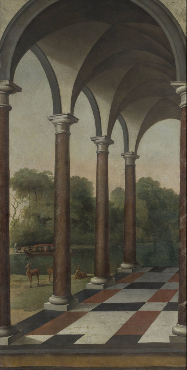 Columnas que dan a un parque de Barent Fabritius (attributed to)