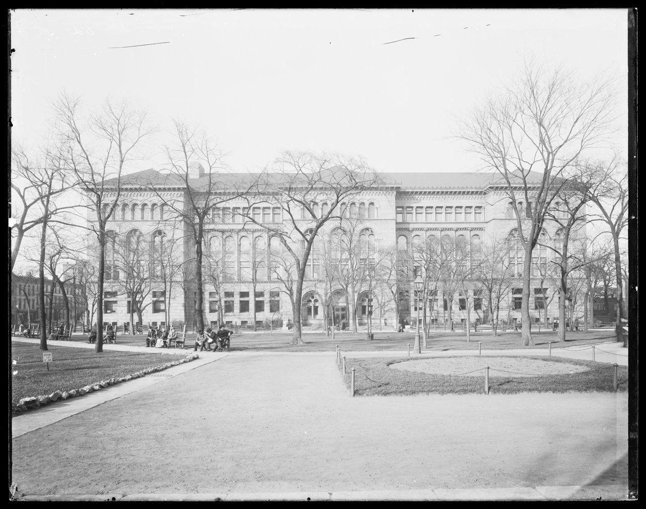 Biblioteca Newberry, Chicago, Illinois, EE.UU., c.1905 de Barnes and Crosby