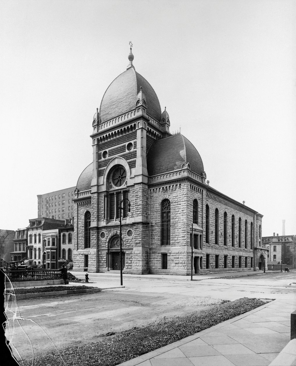 Congregación del Sinaí, Chicago, Illinois, EE.UU., c.1900 de Barnes and Crosby