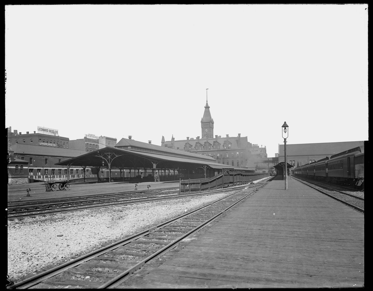 Estación Wells Street, Chicago, Illinois, EE.UU., c.1905 de Barnes and Crosby