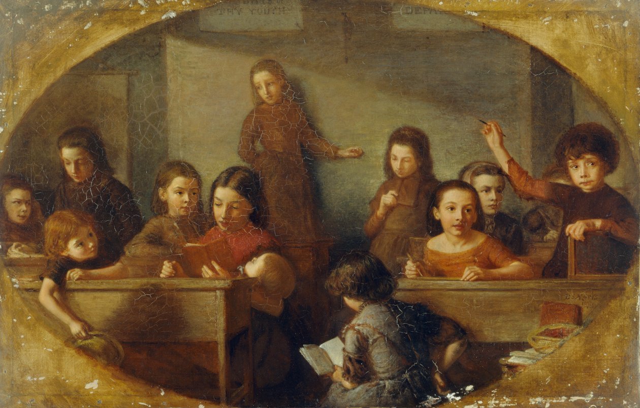 Niños en edad escolar de Barnett Samuel Marks