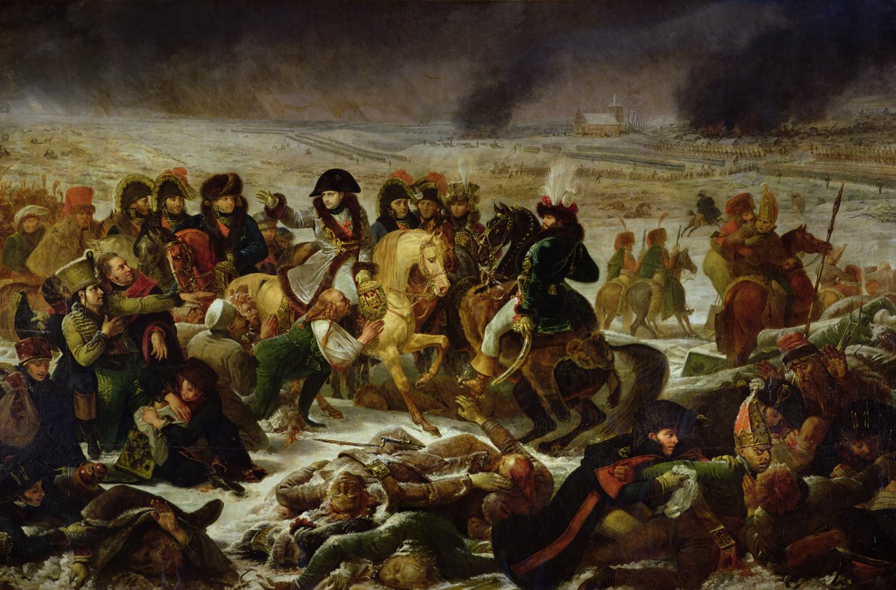 Napoleón en el Campo de Batalla de Eylau, 9 de febrero de 1807, 1808 de Antoine Jean Gros