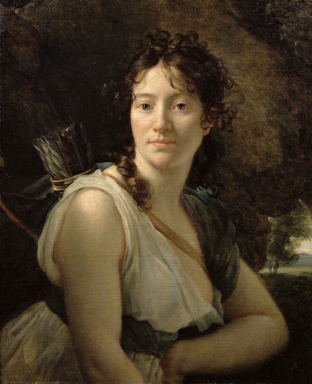 Mademoiselle Duchesnoy en el papel de Dido de Baron François Pascal Simon Gérard