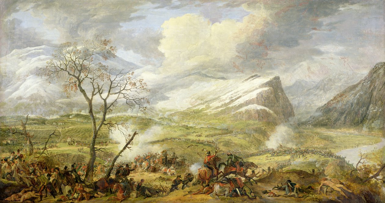 La batalla de Rivoli el 14 de enero de 1797 de Baron Louis Albert Bacler d
